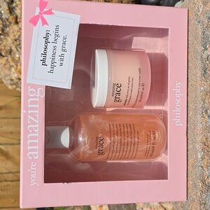 Philosophy Amazing Grace 2pc set Shampoo/Bath shower gel & whipped body creme**
